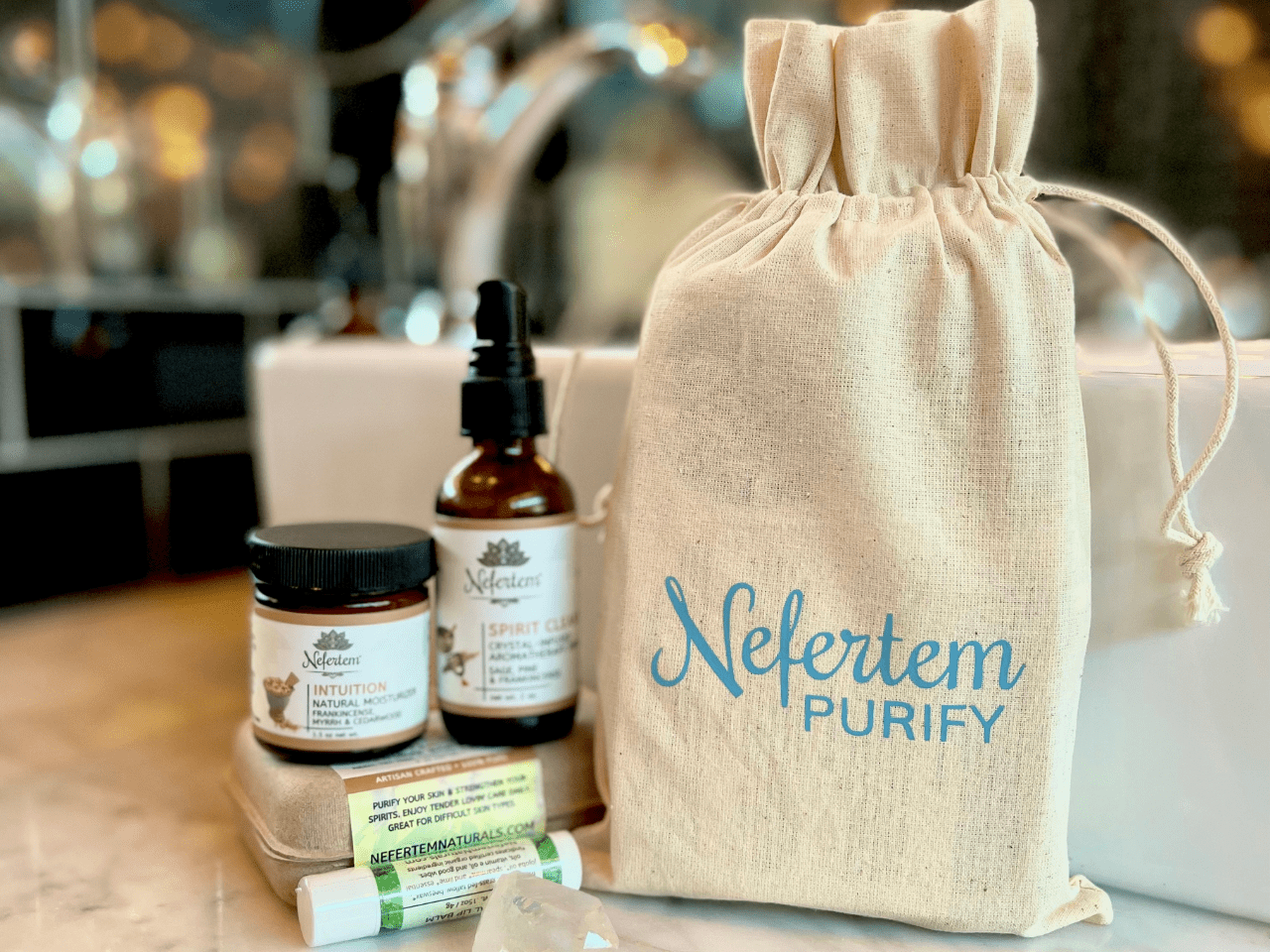 nefertem conscious bathing kits for intentional living