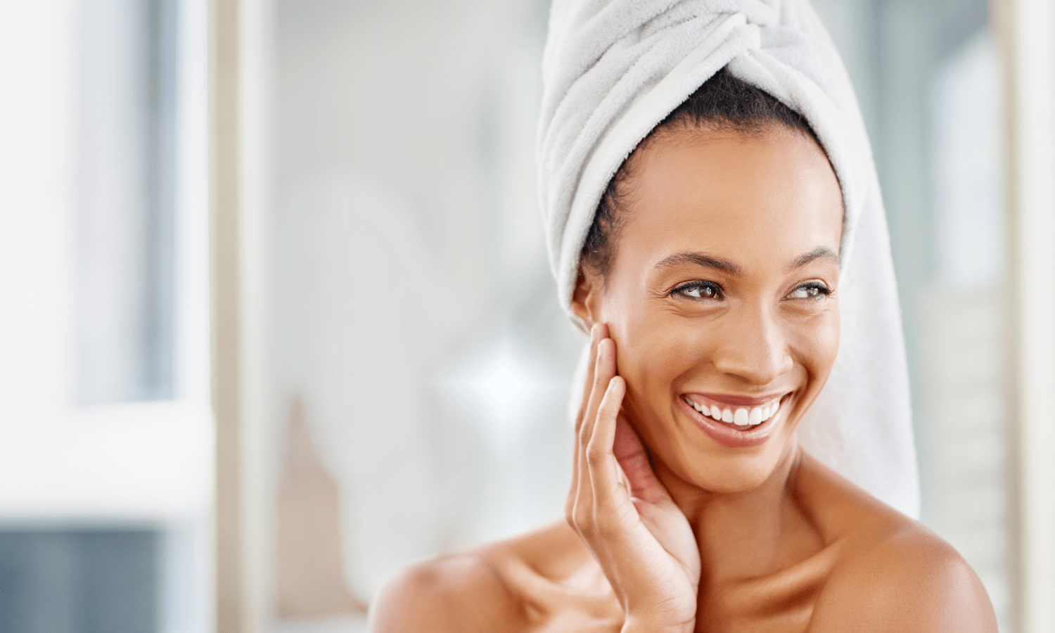 women with glowing skin from nefertem products