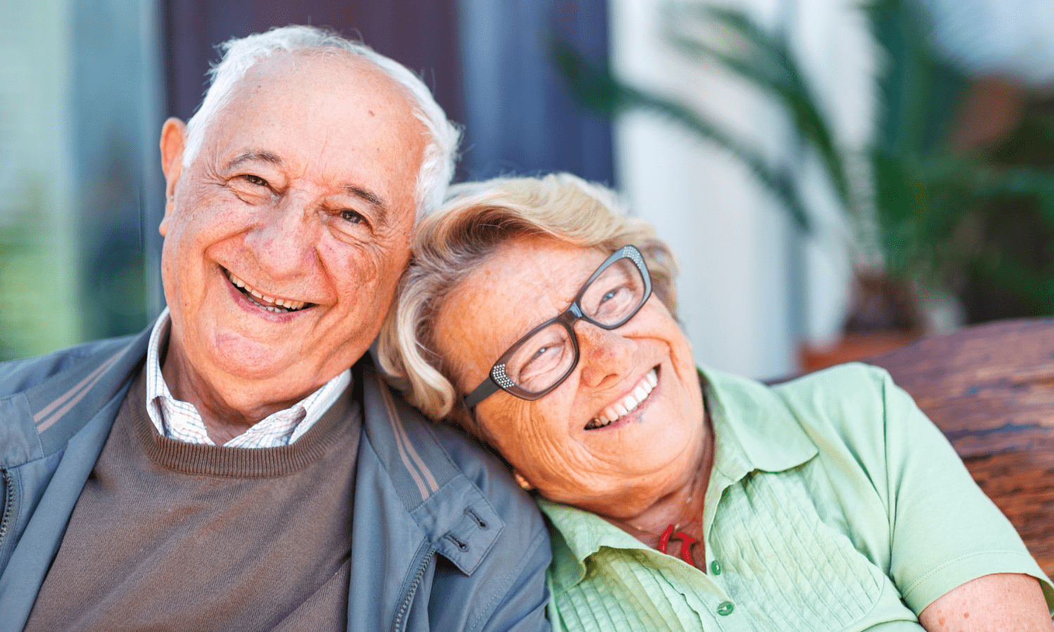 old couple happy and enjoying life 
