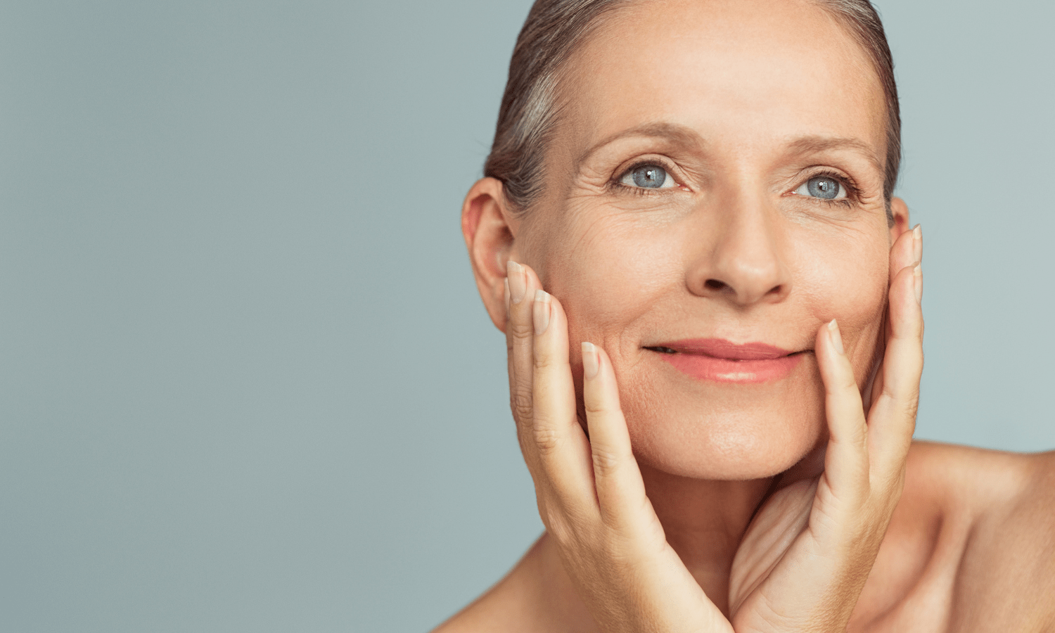 Older women with glowing skin