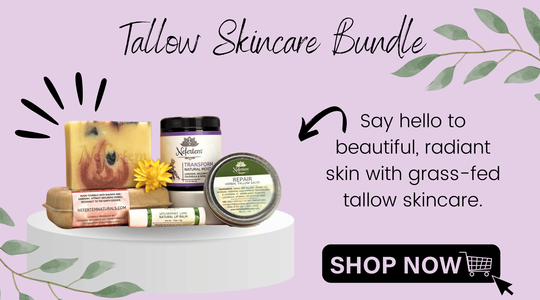 tallow skincare bundle