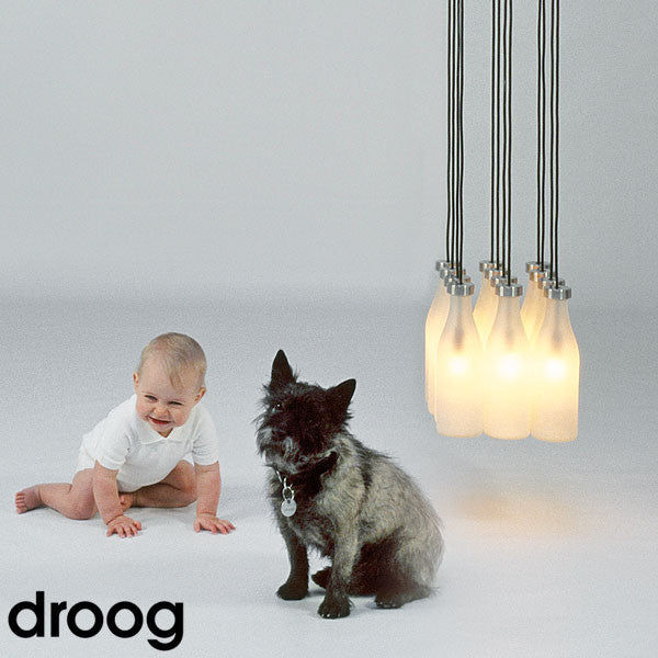Milk Bottle Lamp 12 pcs by Droog - LoftModern