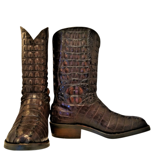 Seamless Genuine American Alligator Full Tails Handmade Boots