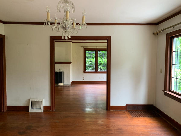 dining room before