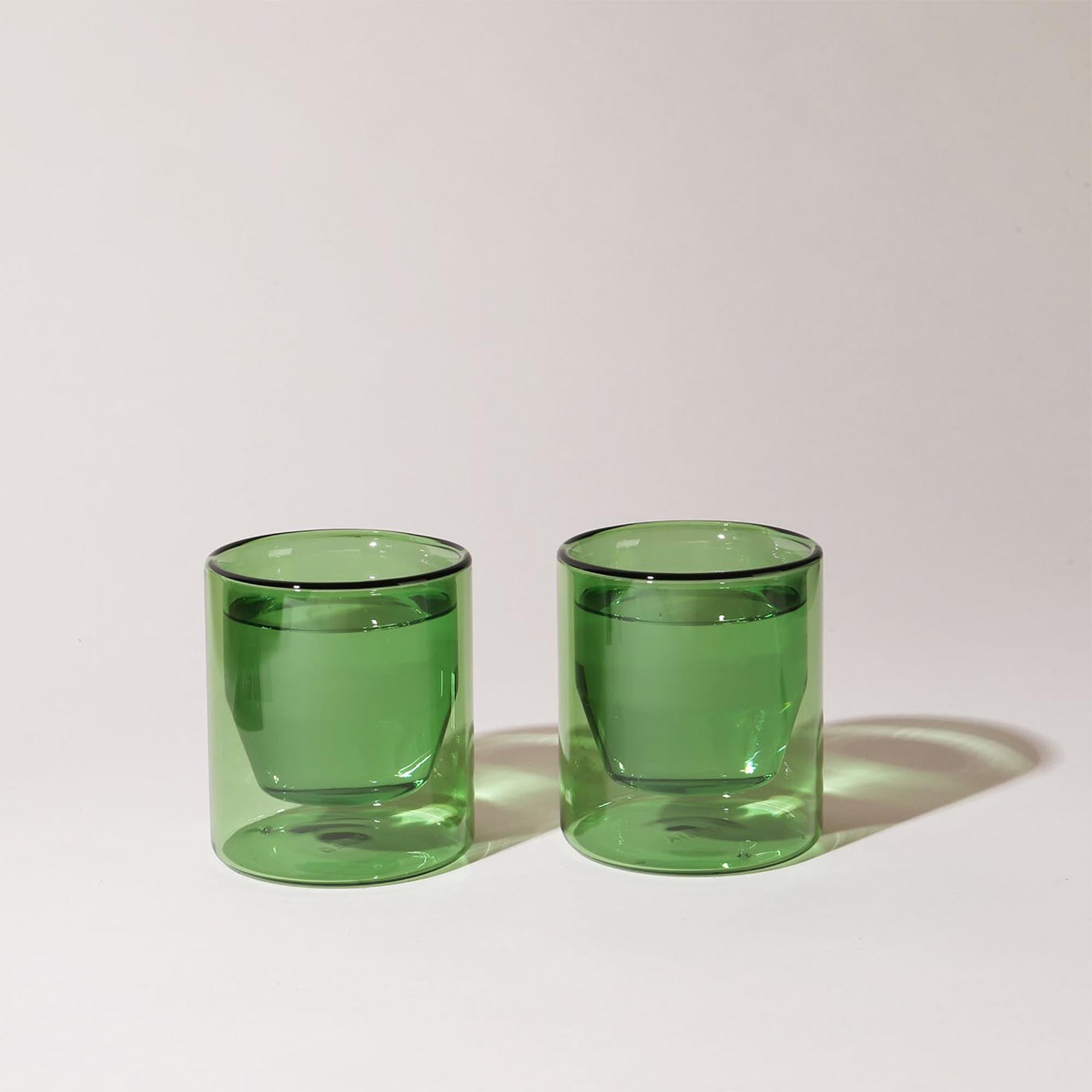 Double-Wall Amber Glass / Set of 2 – H+E Goods Company