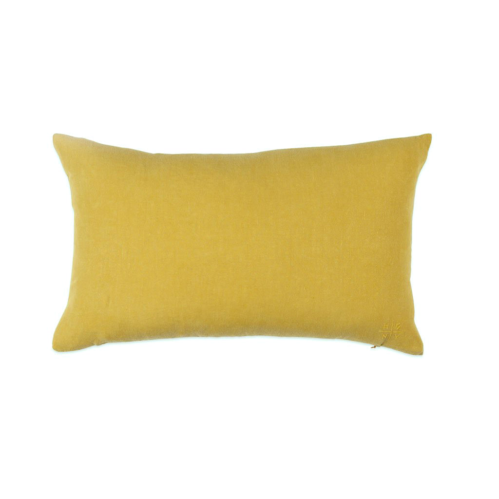 yellow bolster cushion