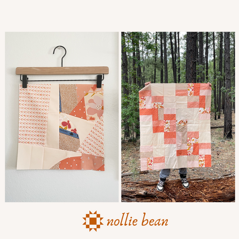 How to Make a Scrappy Quilt | A quilting tutorial by Nollie Bean