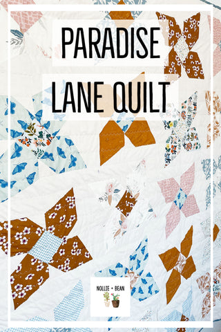 Paradise Lane Quilt | A modern quilt pattern by Nollie + Bean