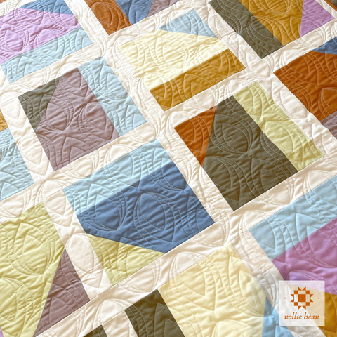 Willetta Quilt Pattern | A modern quilt pattern by Nollie Bean