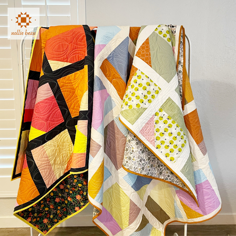 Willetta Quilt Pattern | A modern quilt pattern by Nollie Bean
