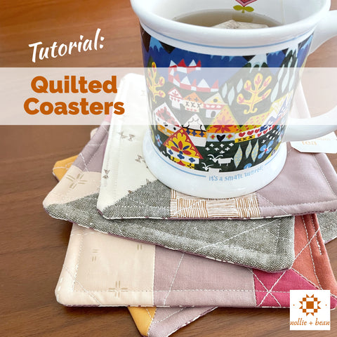 Quilted Coaster Tutorial by Nollie Bean