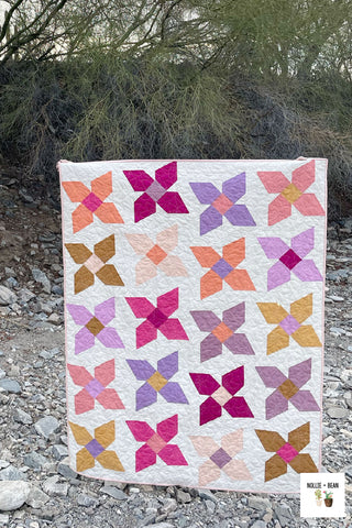 Paradise Lane Quilt Pattern | A modern quilt pattern by Nollie + Bean