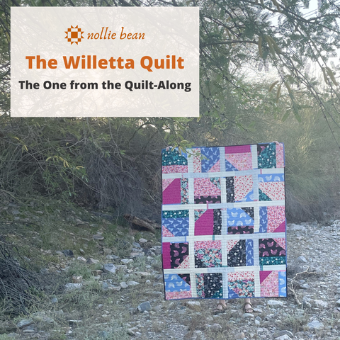 The Willetta Quilt | A modern quilt pattern by Nollie Bean