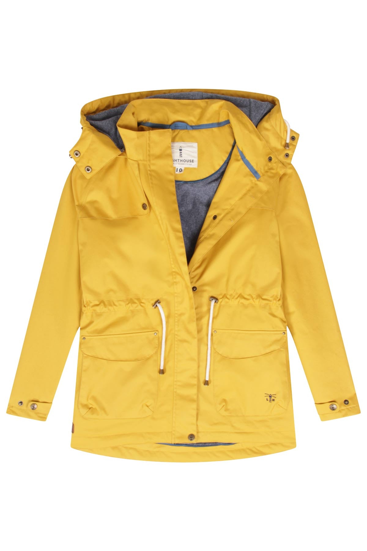 yellow raincoat womens