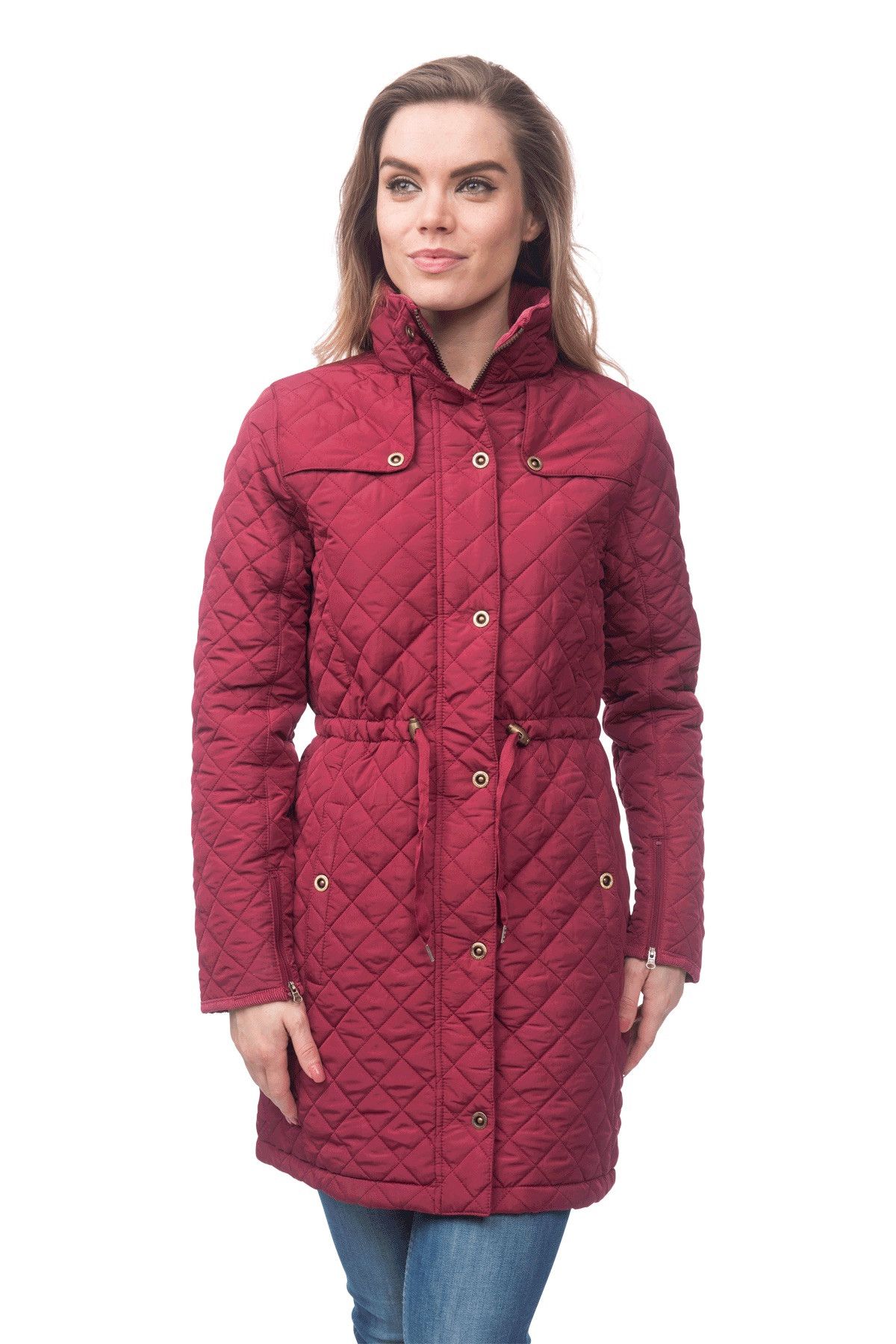 Cheltenham Womens' Quilted 3/4 Length Rain Coat | Target Dry