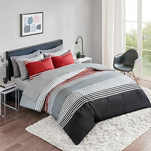 target grey linen comforter