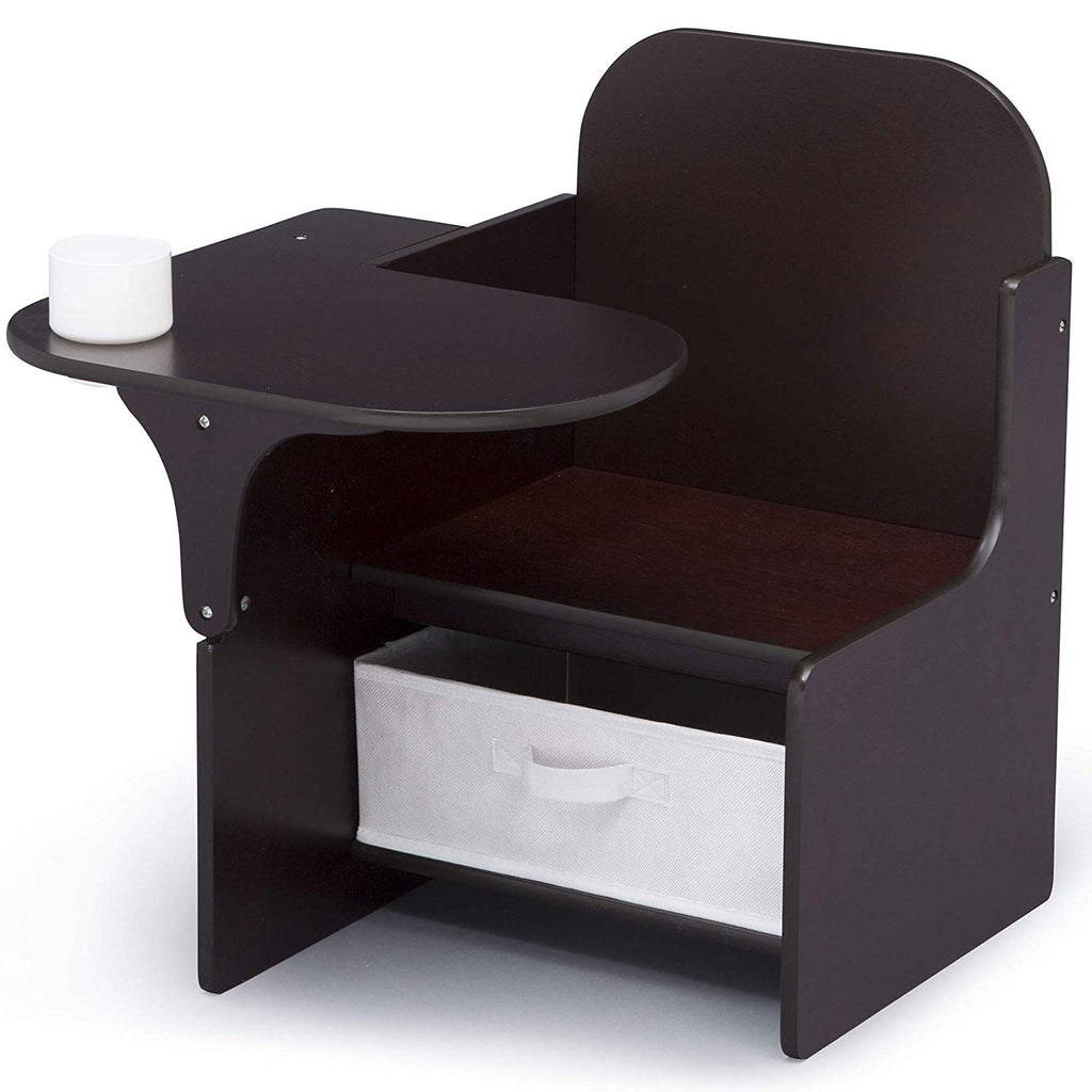 delta chair desk with storage bin