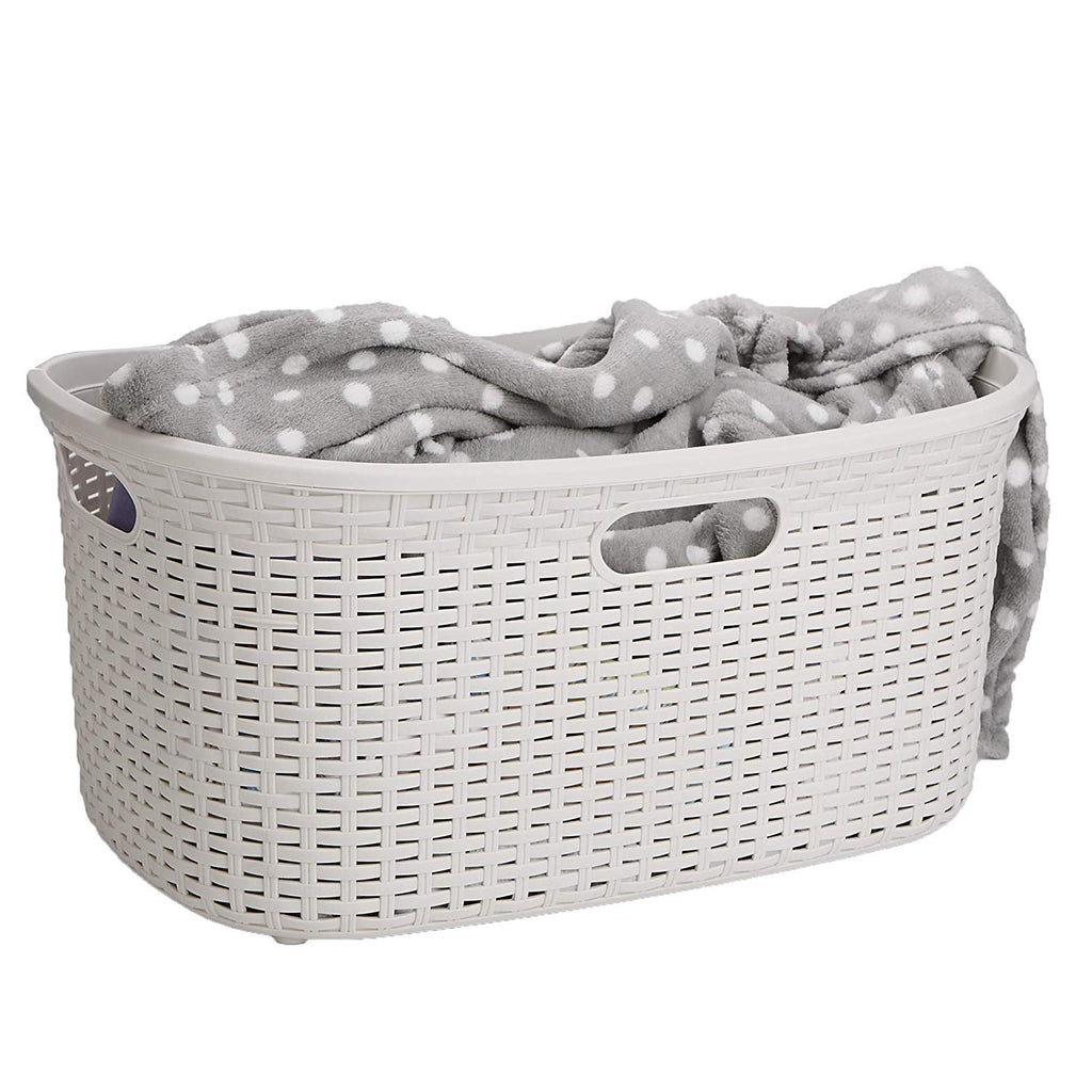 closed laundry basket