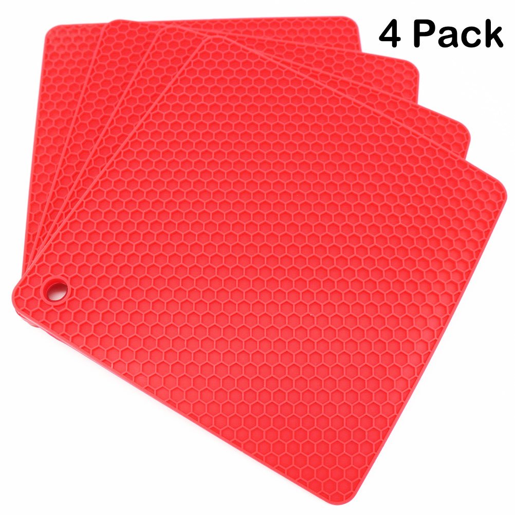 Lucky Plus Silicone Trivet Mat For Hot Pans And Potss Hot Pads