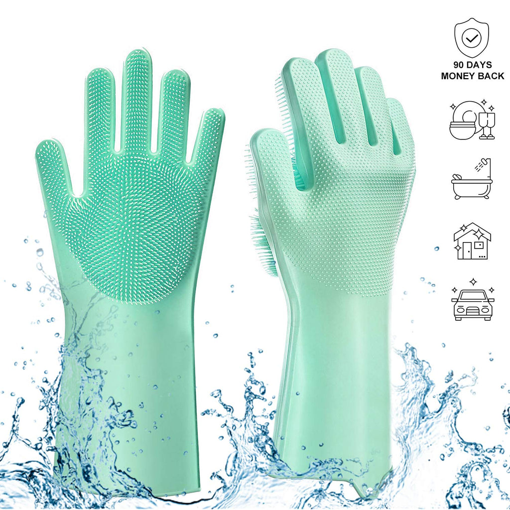 green dish gloves