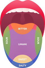 Where tastes are received by the tongue