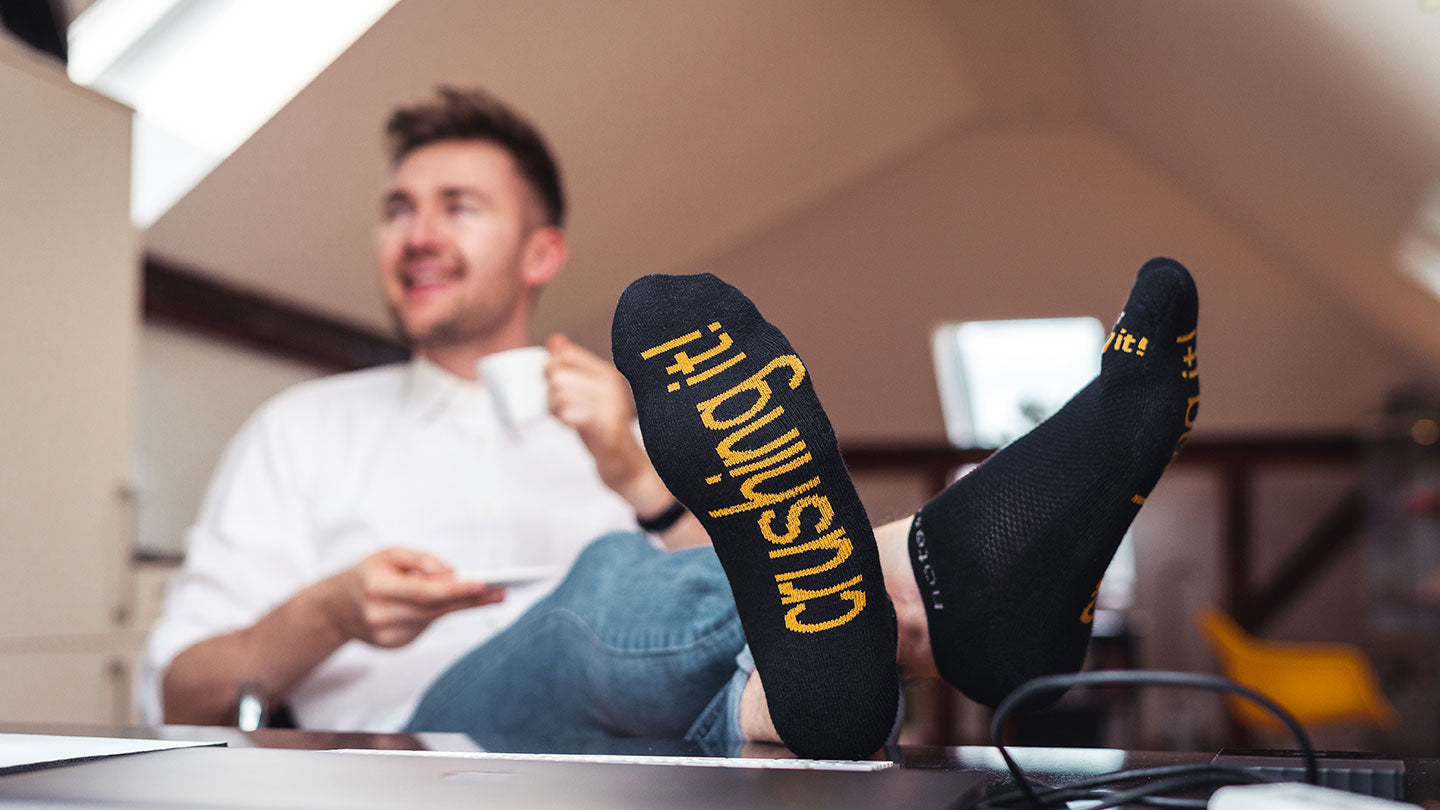 corporate gifting sock gifts with positive affirmations