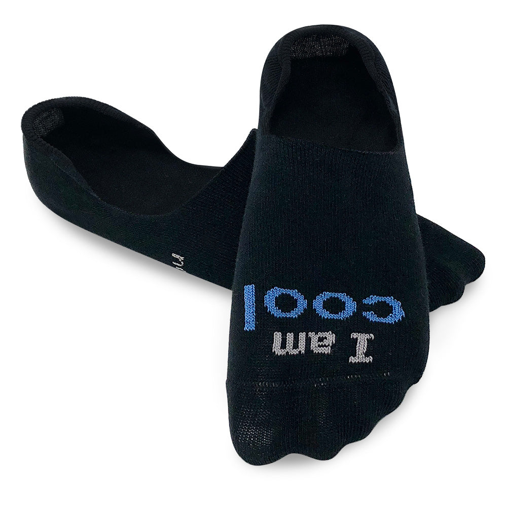 I am cool® black ultra low-cut socks