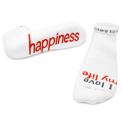 Low-cut socks with positive affirmations | notes to self® socks