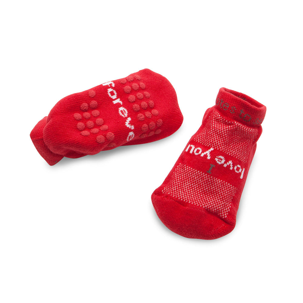 red toddler socks