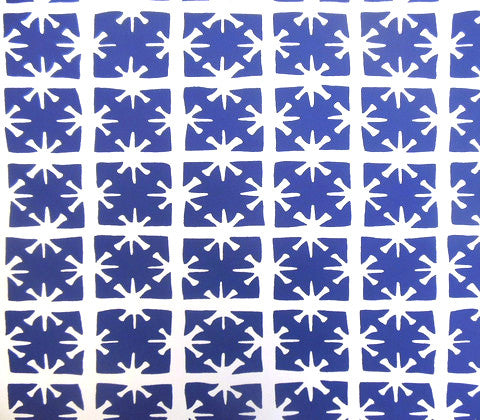 China Seas Wallpaper: Georgia Small Scale - Custom Navy on Almost White Paper (5 yard minimum)