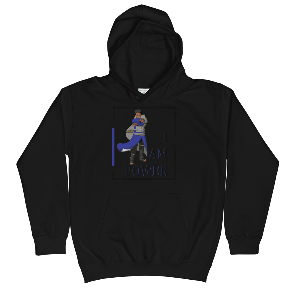 true blue hoodie