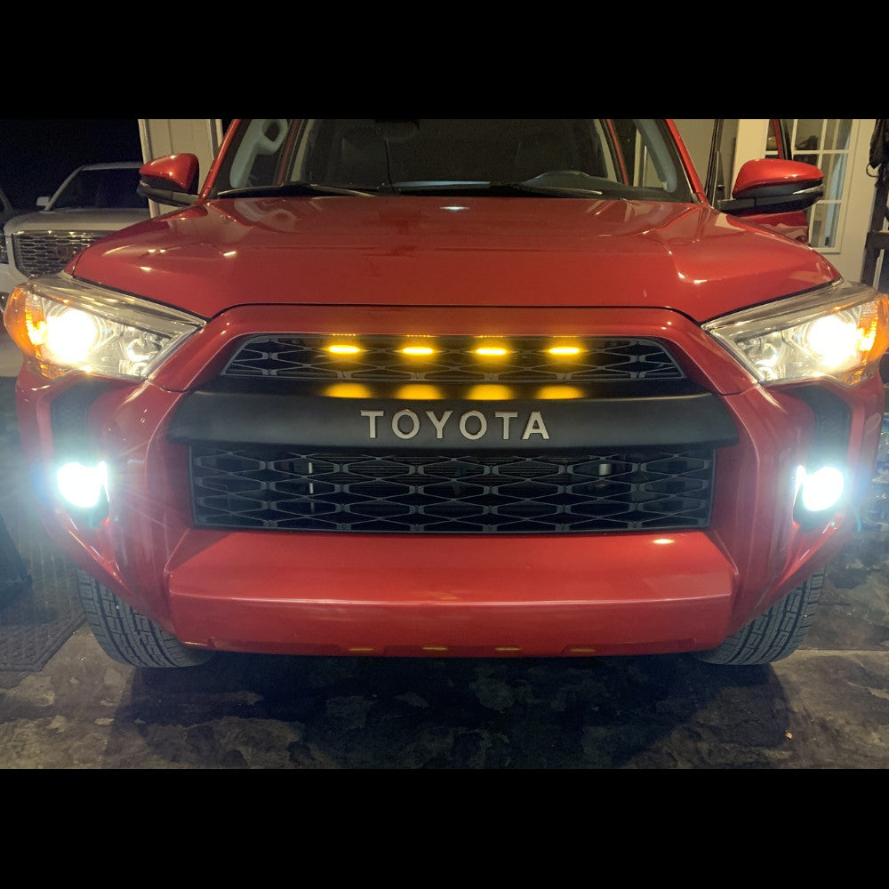 Photo Shared By Landon C 4runner Trd Pro Grill With Raptor Lights Mc Autoparts