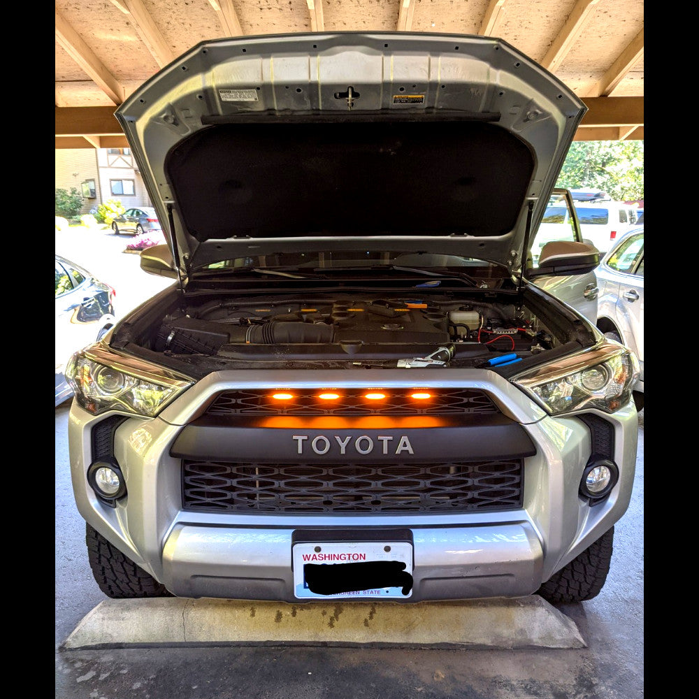 Photo Shared By Sean P 4runner Trd Pro Grill With Raptor Lights Mc Autoparts