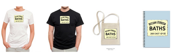10th Street Baths Merchandise at REMO
