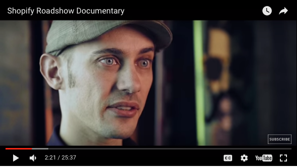 Shopify Roadshow Documentary