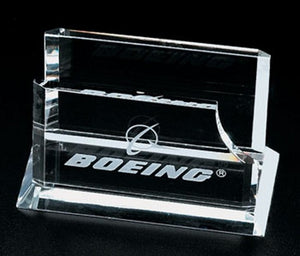 Crystal Business Card Holder Washington Awards