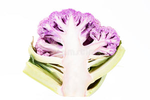 Cauliflower Purple - half