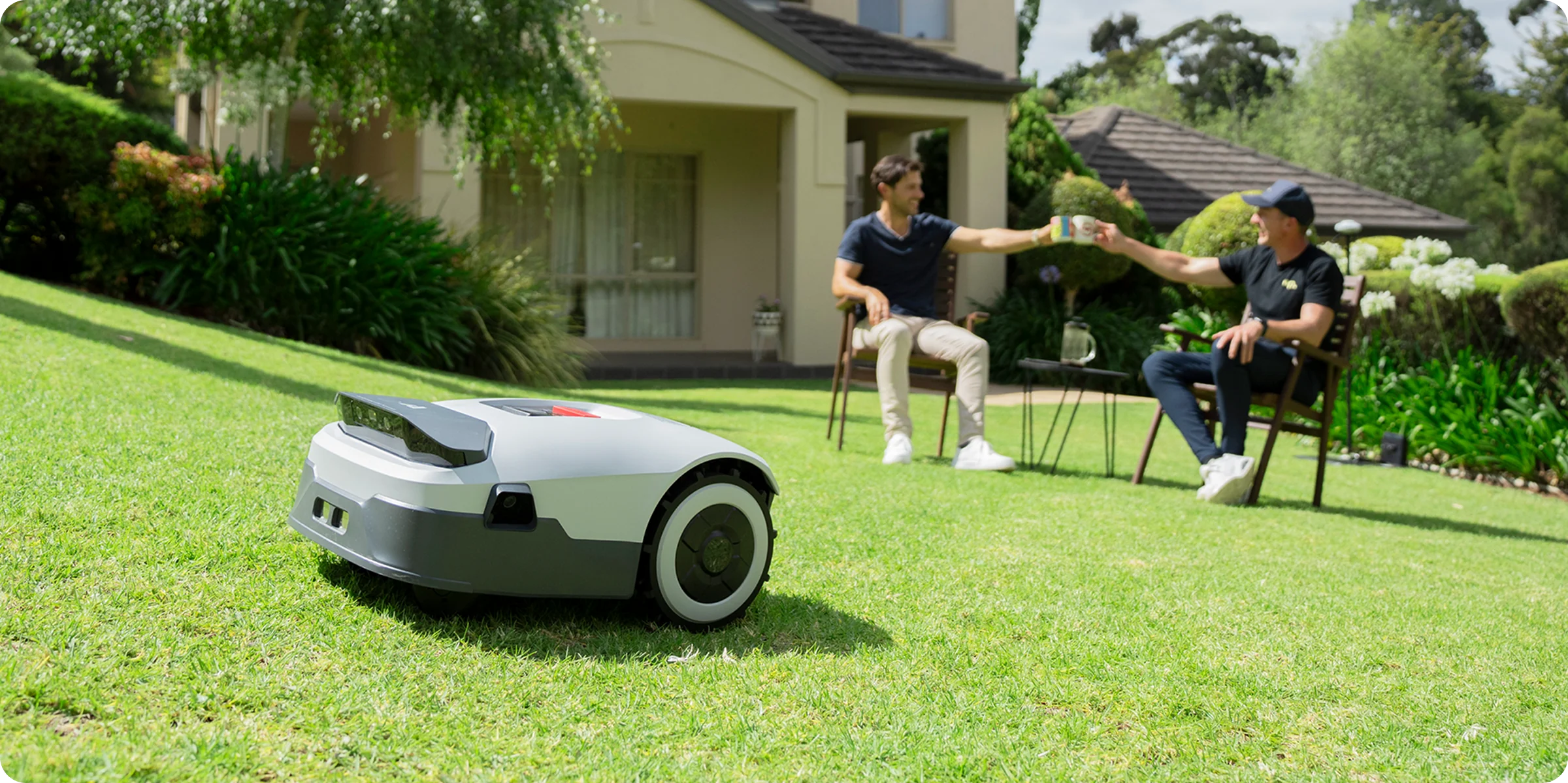 Genie Robot Mower in Action