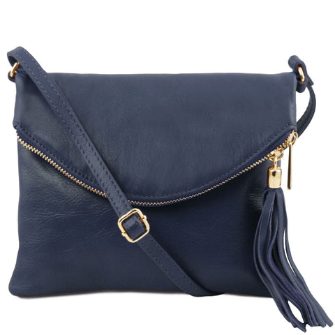 TL Young bag - Shoulder bag with tassel detail | TL141153 - Foldover Crossbody Bag - San Rocco Italia