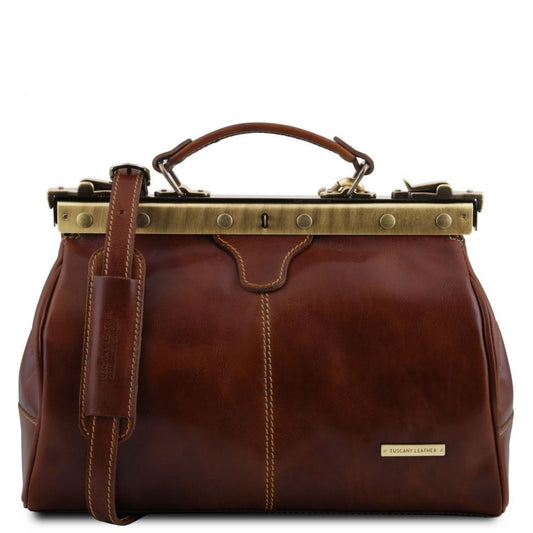 Tuscany Leather Monalisa Leather Gladstone Doctor Bag