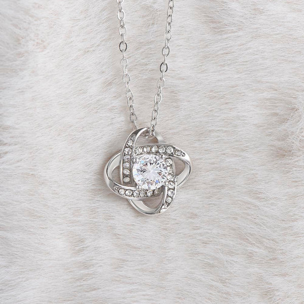 Mini Diamond Love Knot Necklace – Marissa Collections