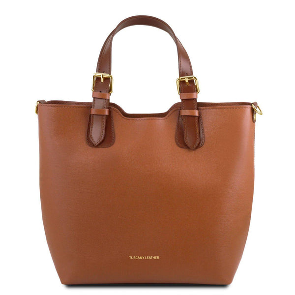 Saffiano leather tote bag