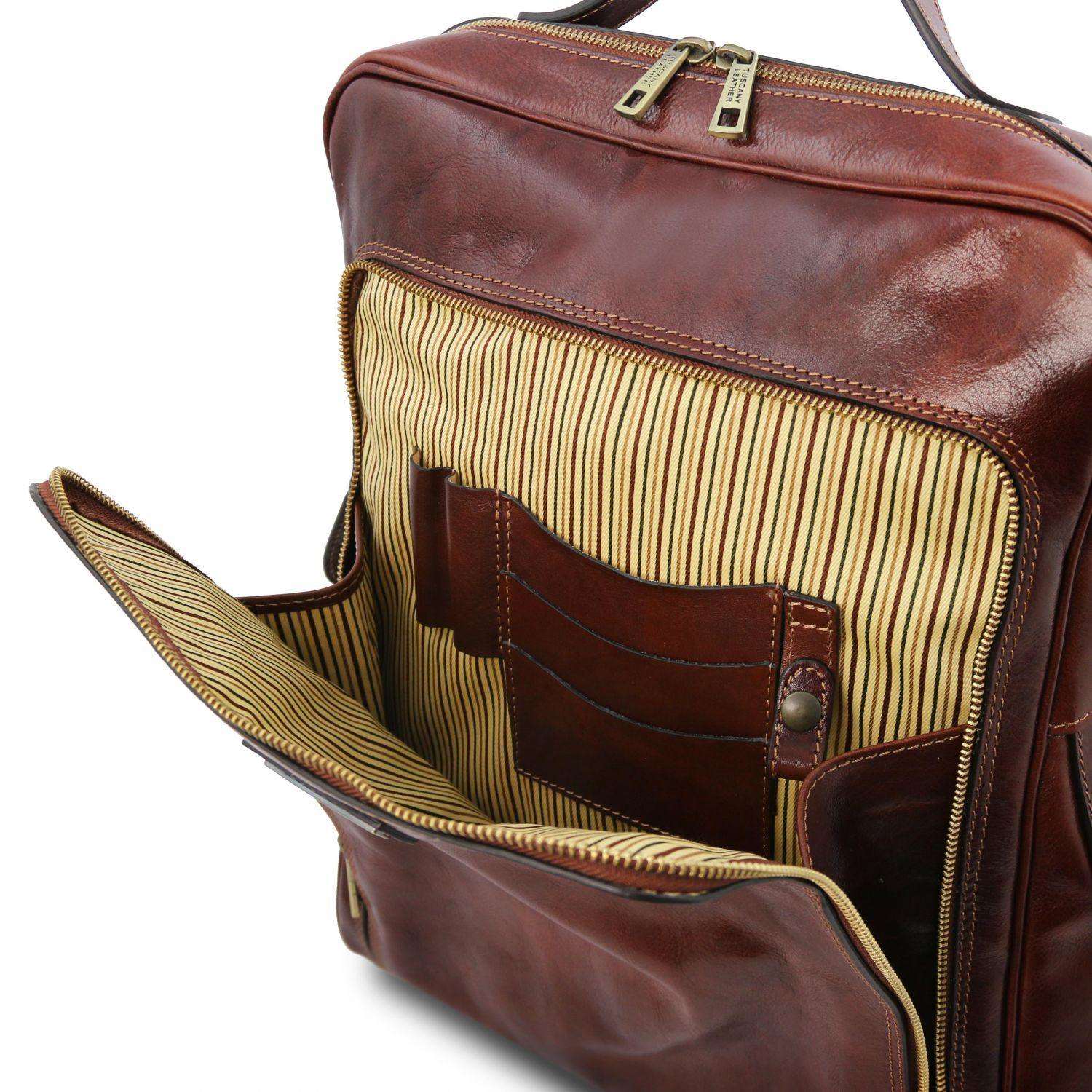 Bangkok - Leather laptop backpack - Large size | TL141987 - www ...