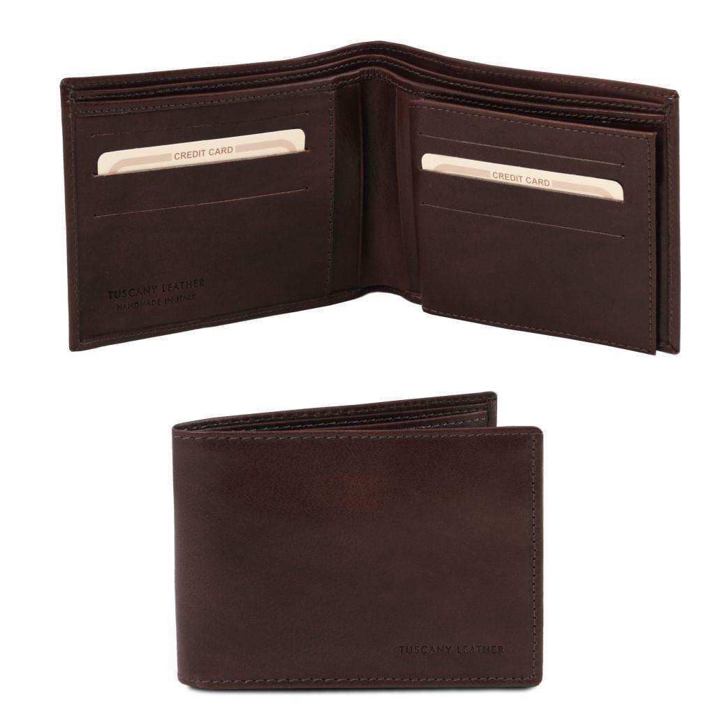 Exclusive leather 3 fold wallet for men | TL141353 - www.sanroccoitalia ...