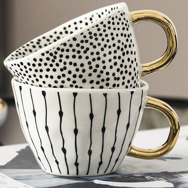 Large Coffee Mug Pottery Soup Mug Stoneware Coffee Mug, Red and White Polka  Dot, EXTRA LARGE Mug, Handmade Ceramic Cute Mug -  Israel