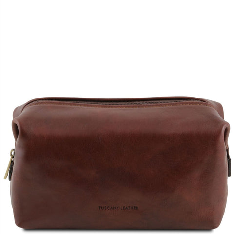 Smarty - Leather toiletry bag - Large size | TL141219 - Premium Travel leather accessories - Shop now at San Rocco Italia