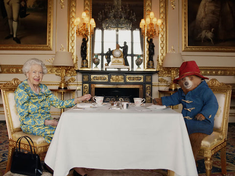 Queen and Paddington Bear