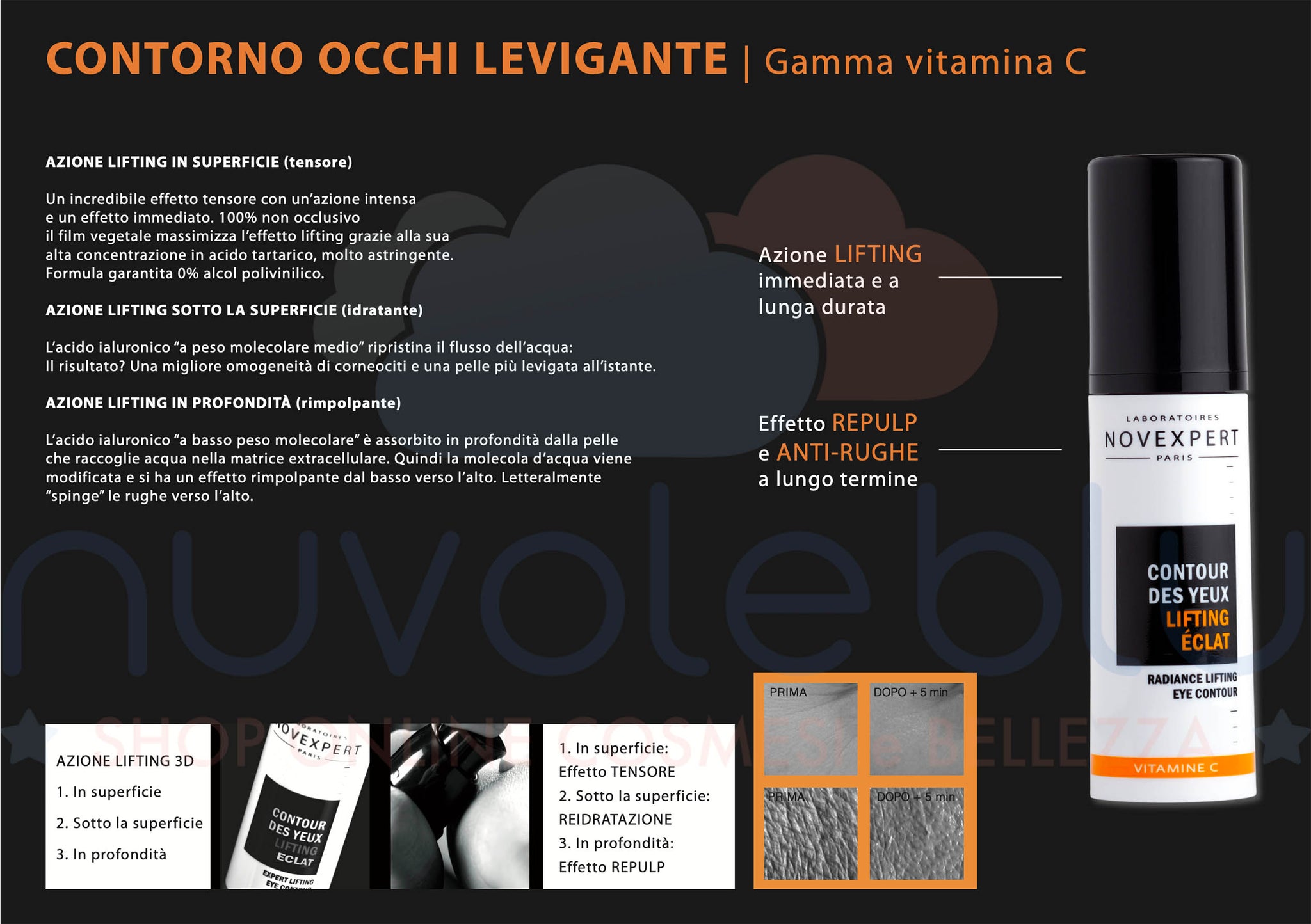Vitamina C - Contorno Occhi Lifting Illuminante Novexpert