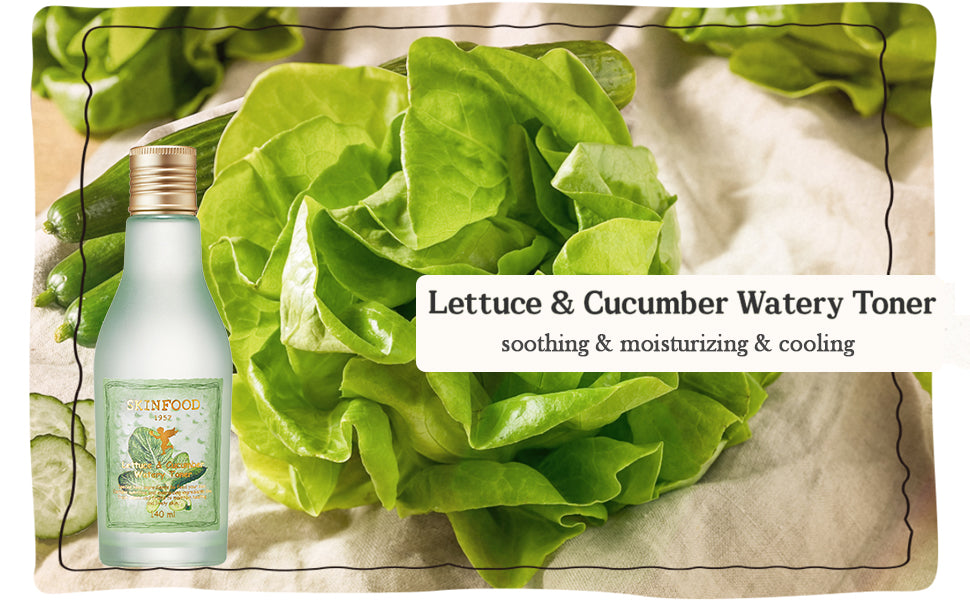 Premium Lettuce & Cucumber Watery Toner Skinfood