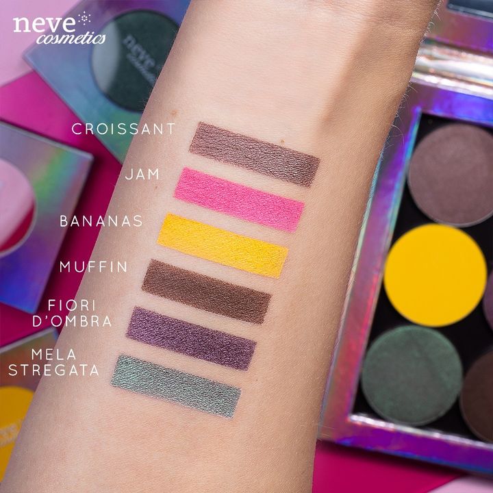 swatches ombretti neve